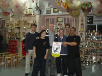 Sifu Lee Yun Fook, Lee Ellis avec Arnaud Goueslard