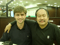 Sifu Boby Wong avec Arnaud Goueslard